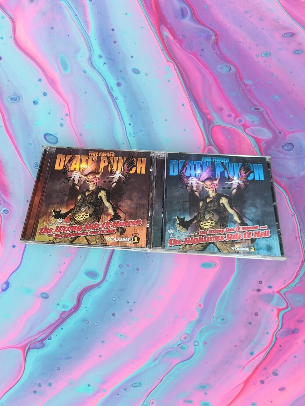 Five Finger Death Punch 2 CD lot